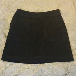 Loft dark denim skirt. Size 10.